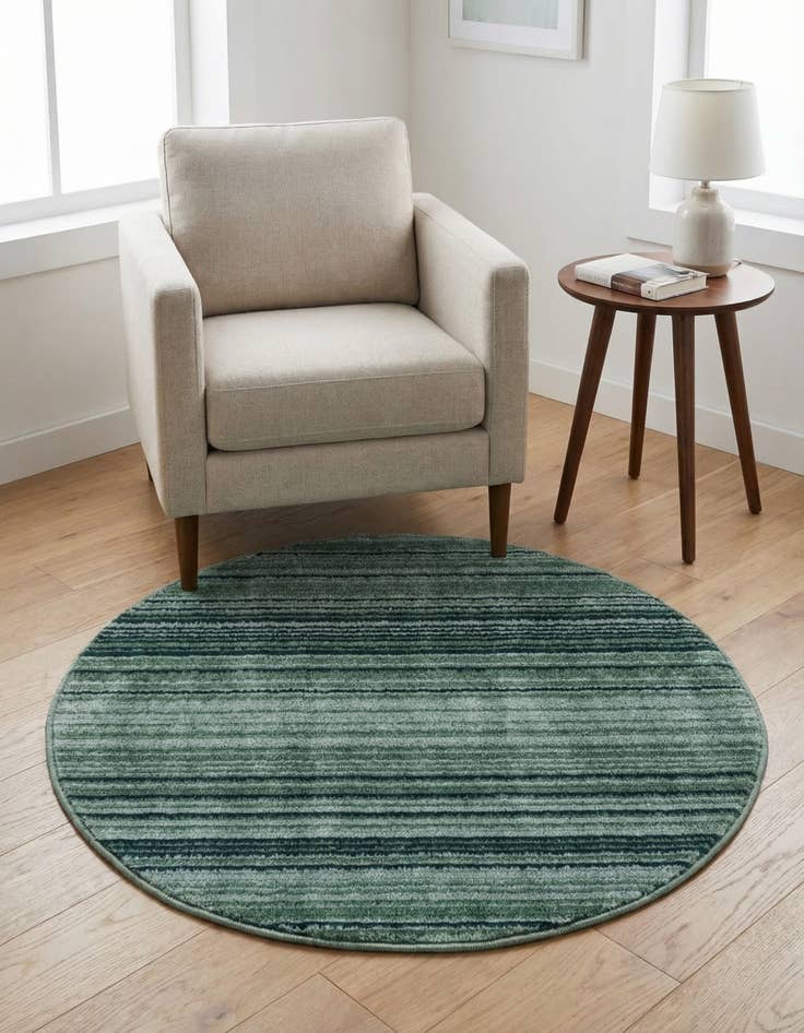 Detail image of  3' 3 x 3' 3 Gemstone Round Rug