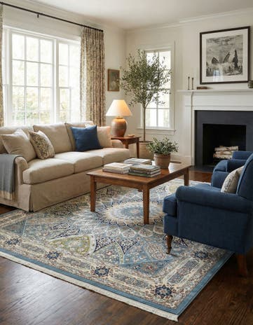 7' 10 x 10' Nain Design Rug