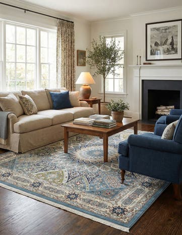 7' 10 x 10' Nain Design Rug