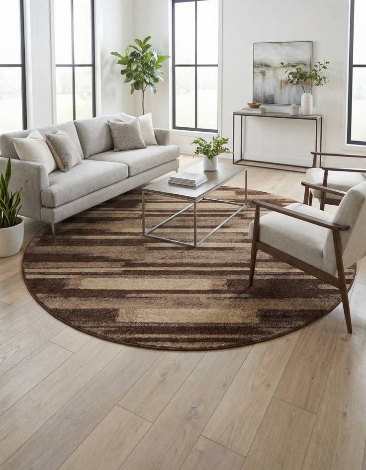 Detail image of 7' 10 x 7' 10 Equinox Round Rug