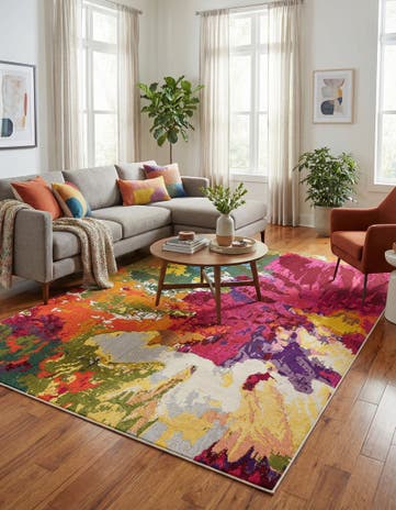 9' x 12' 2 Washable Hyacinth Rug
