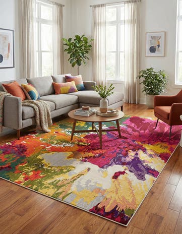 9' x 12' 2 Washable Hyacinth Rug