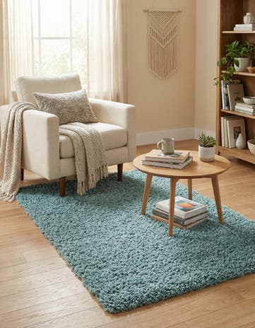 3' x 5' 3 Solid Shag Rug