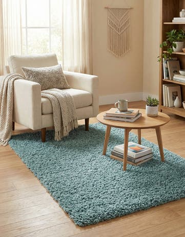 3' x 5' 3 Solid Shag Rug