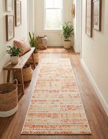 Orange Solaris Runner Rug