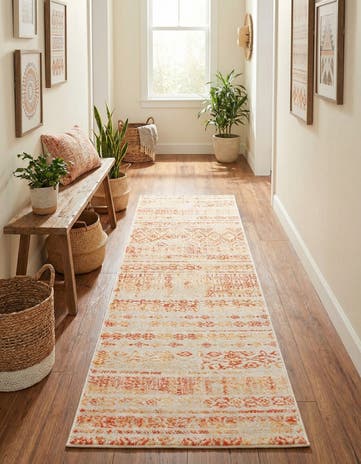 Orange Solaris Runner Rug