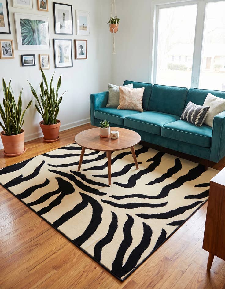 Detail image of 6' x 6' Safari Square Rug