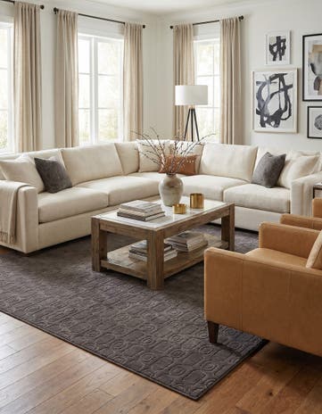 10' x 10' Vogue Geo Square Rug