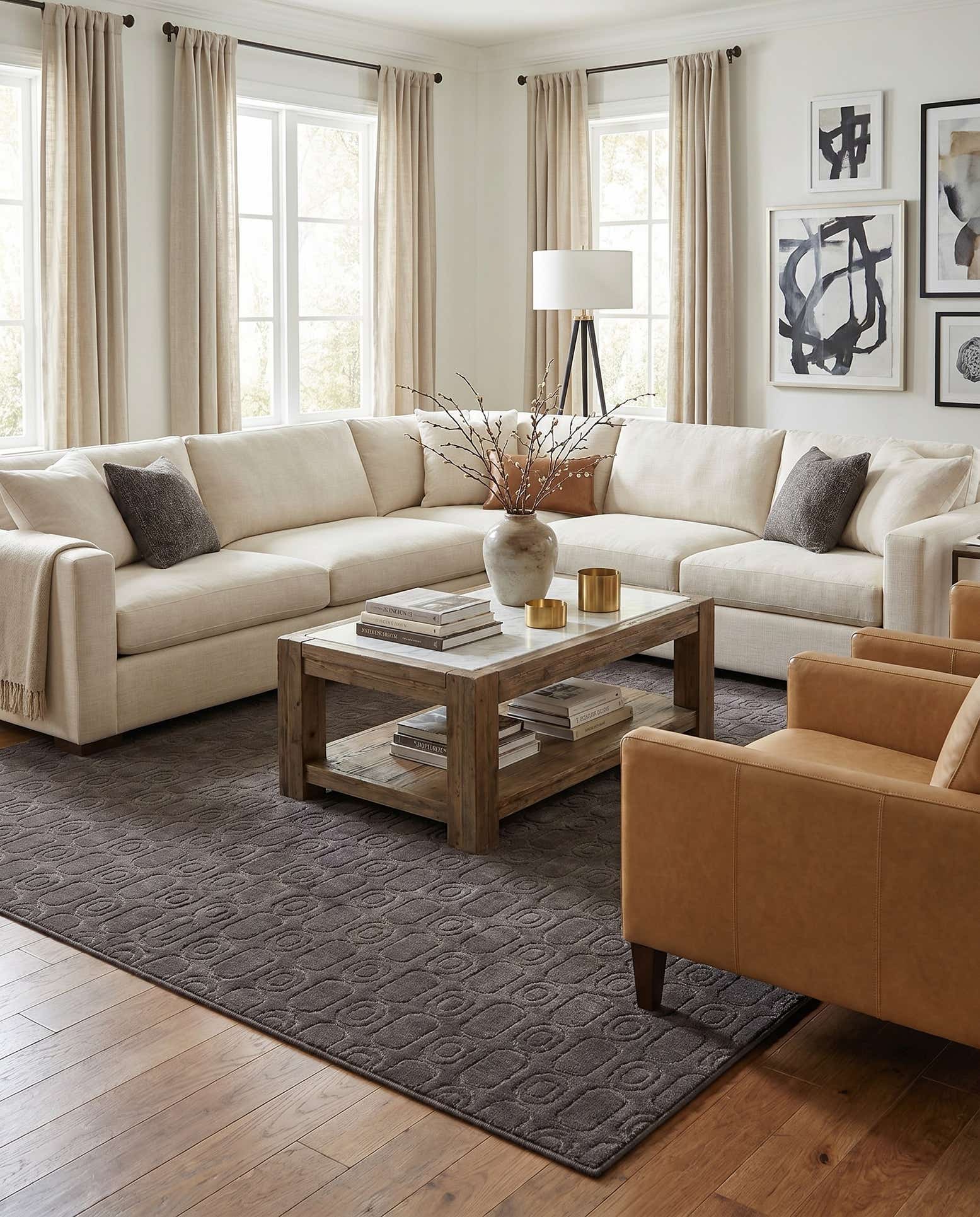 10' x 10' Vogue Geo Square Rug