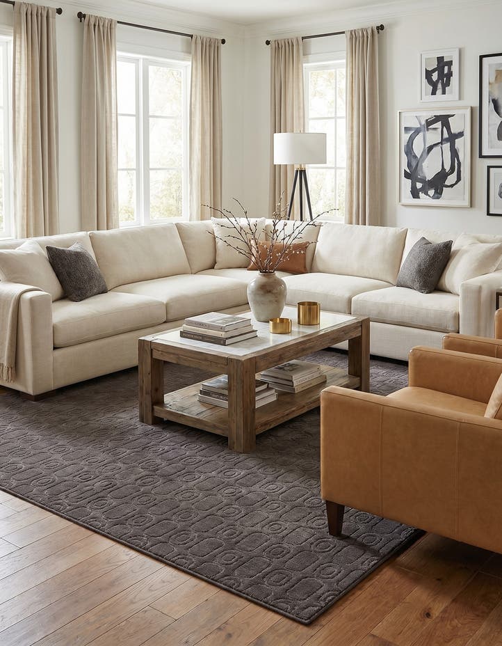10' x 10' Vogue Geo Square Rug