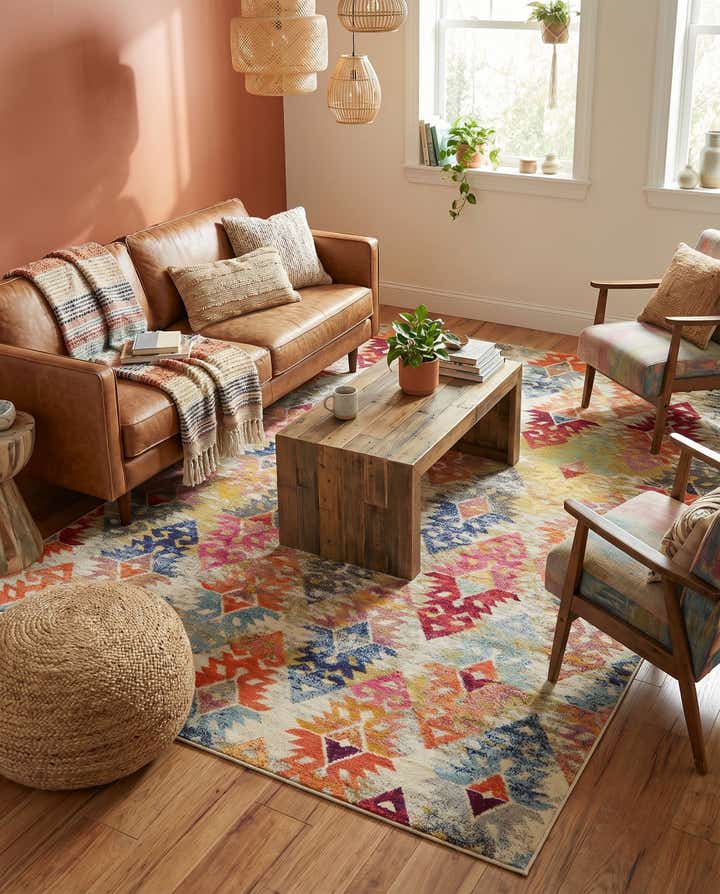 9' x 12' 2 Washable Mesa Rug