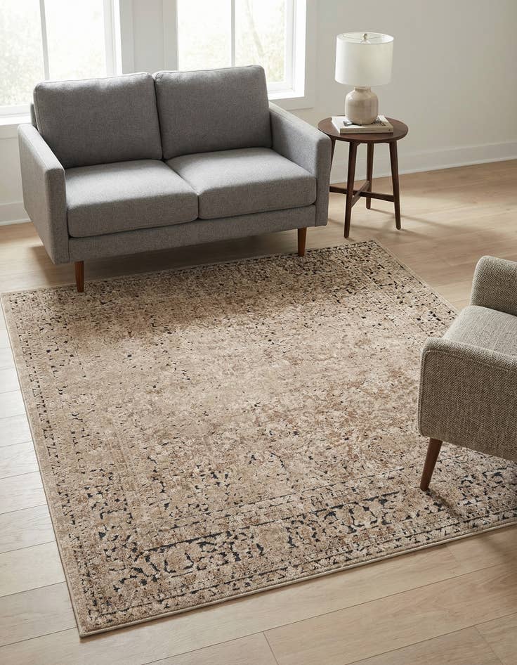 Detail image of 5' 3 x 5' 3 Villa Square Rug