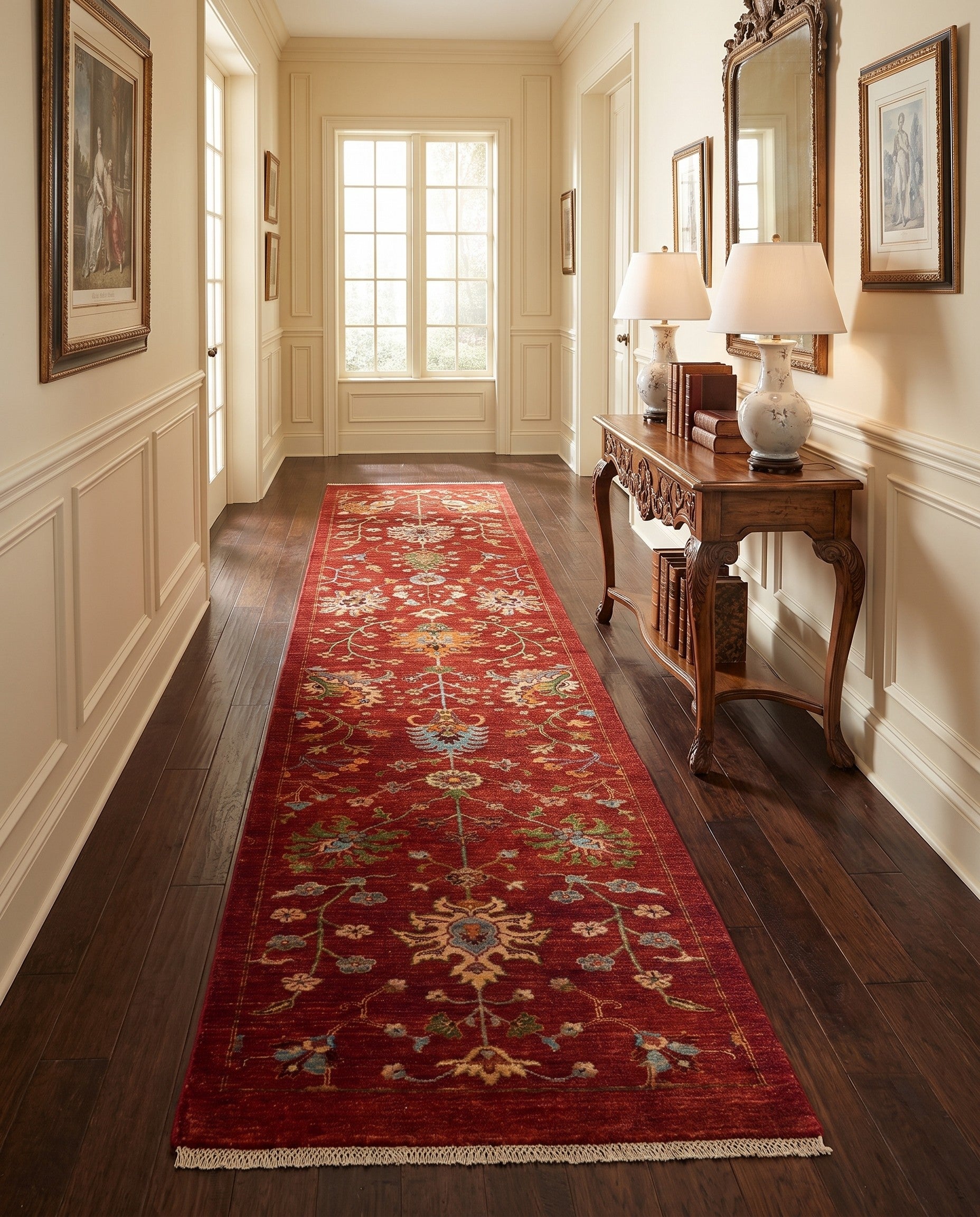 2' 9 x 11' 7 Hand Knotted Ariana Ziegler Runner Rug