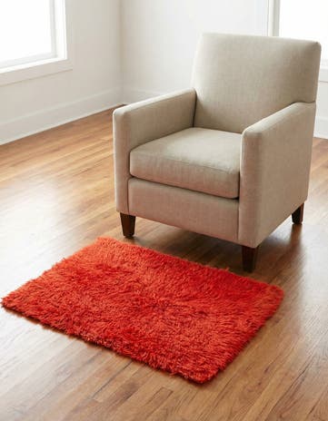 2' 10 x 4' Hand Knotted Moroccan Wool Rug