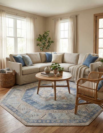 7' 10 x 7' 10 Whitney Octagon Rug