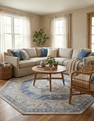 7' 10 x 7' 10 Whitney Octagon Rug