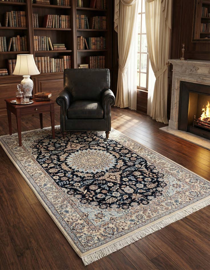 Detail image of 3' 9 x 5' 10 Nain Rug