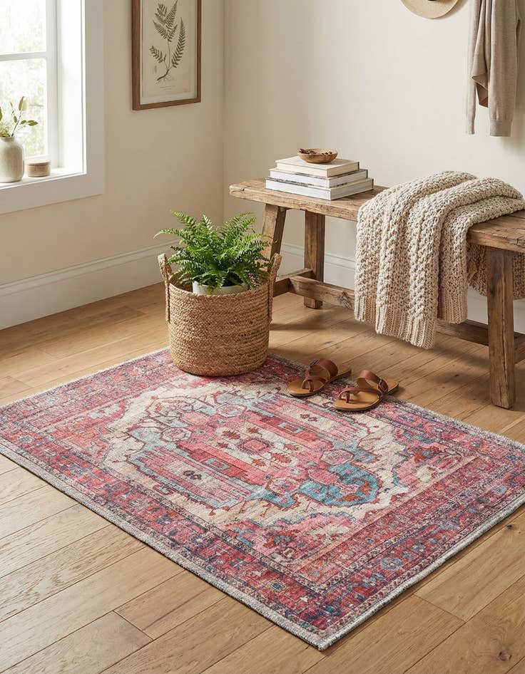 Detail image of 2' x 3' Washable Maahru Rug