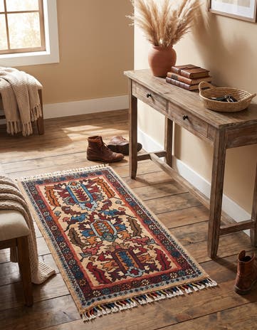 1' 8 x 3' 5 Hand Knotted Ariana Ziegler Rug