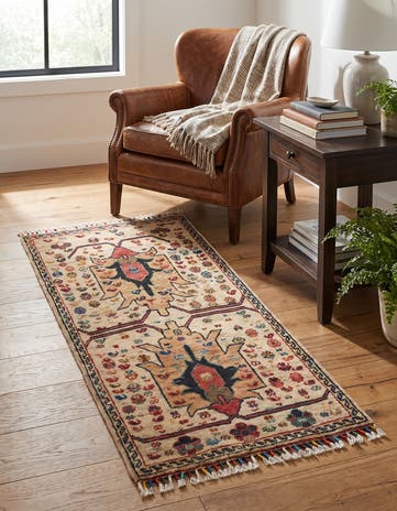 1' 9 x 3' 8 Hand Knotted Ariana Ziegler Rug