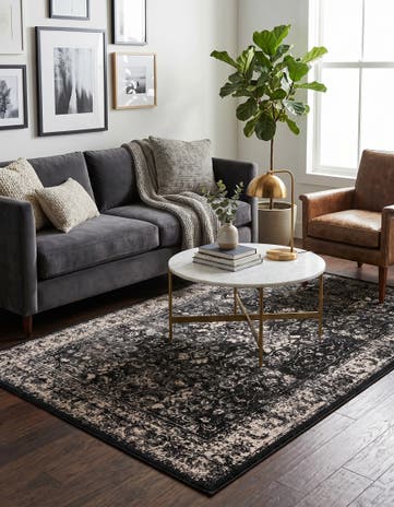 Light Gray Ankara Rug