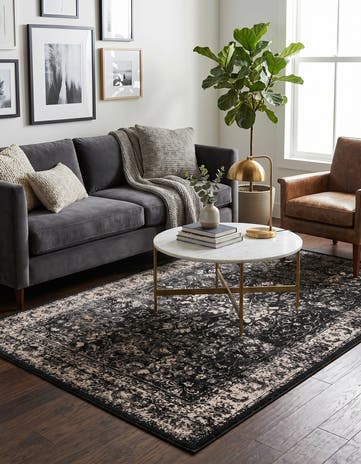 Light Gray Ankara Rug