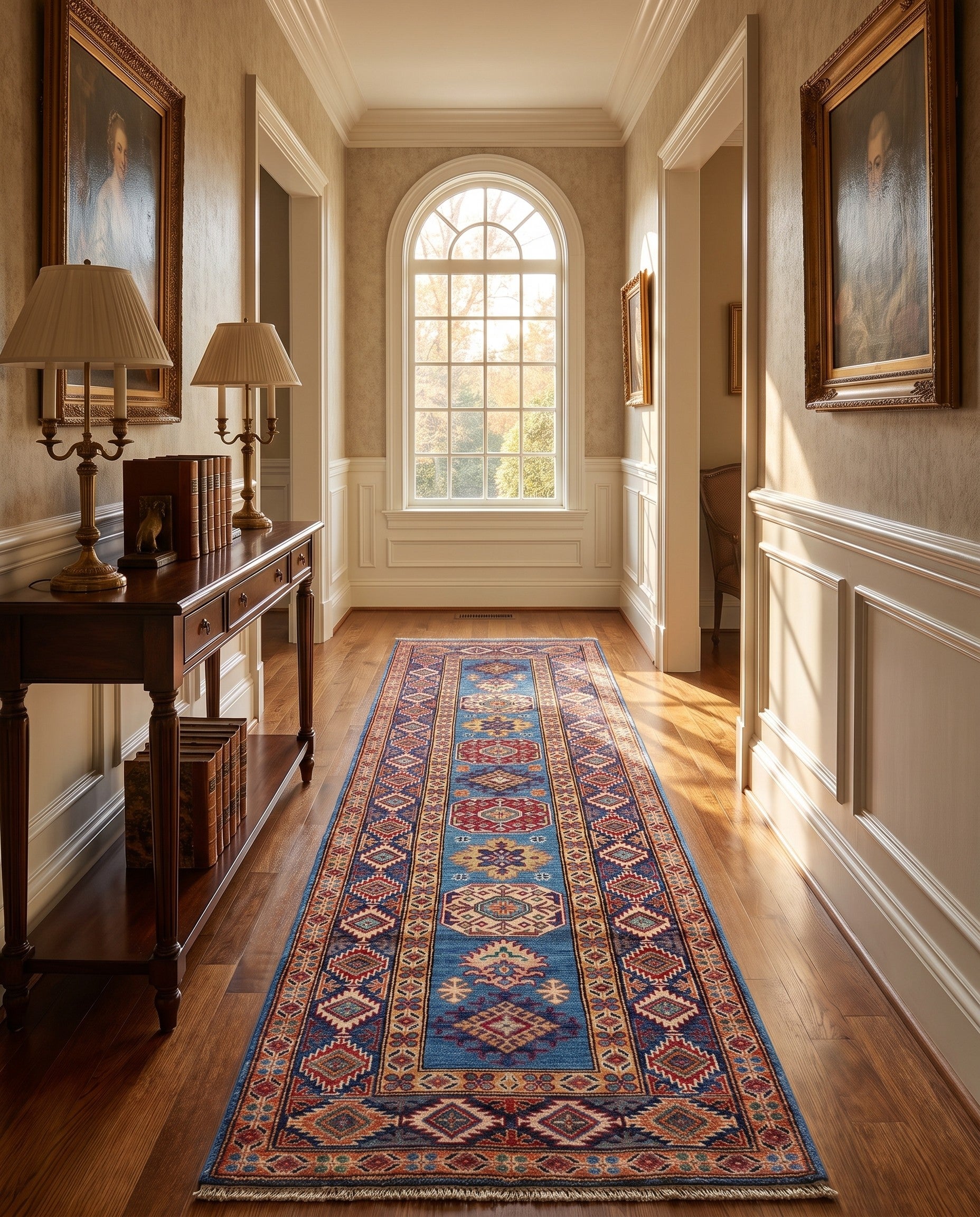 2' 8 x 9' 1 Hand Knotted Kazak Runner Rug