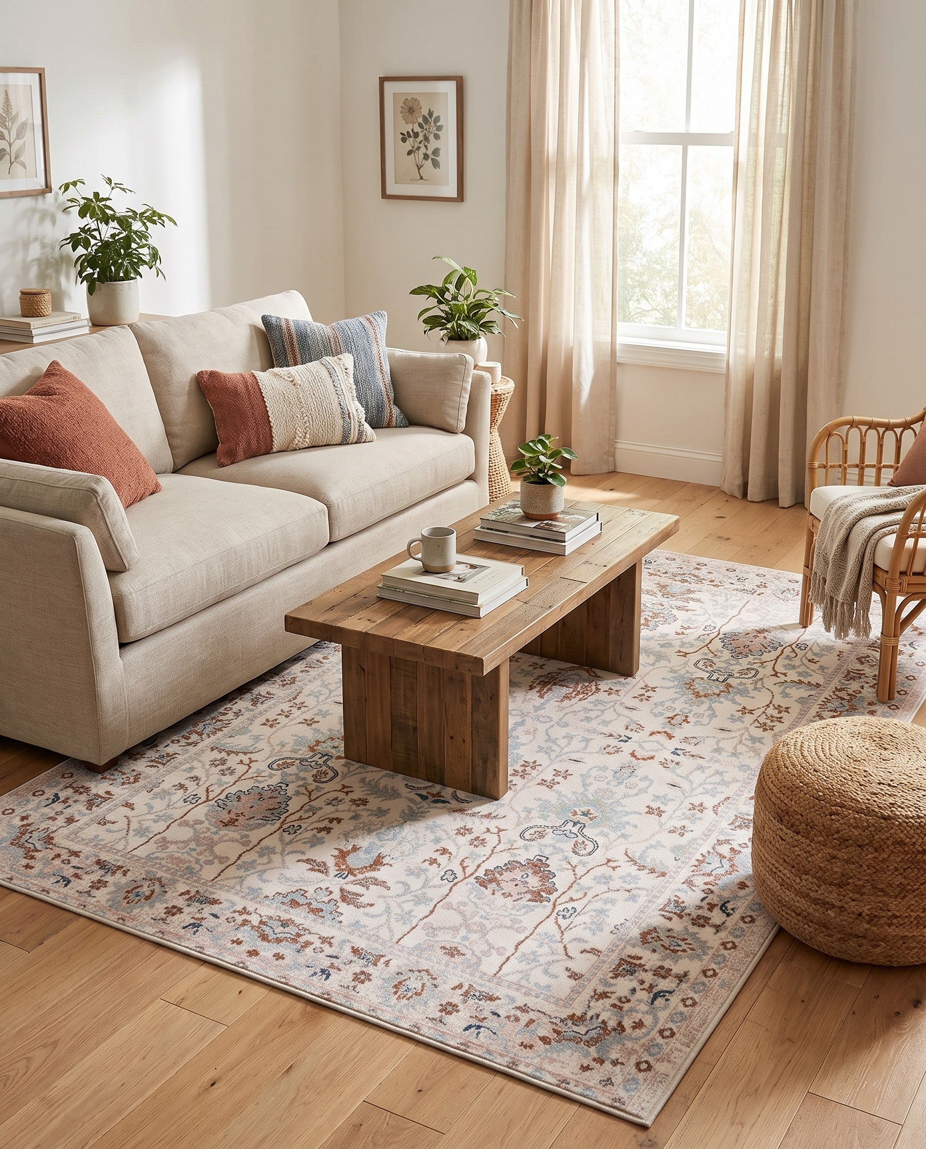6' x 9' Kamala Washable Rug