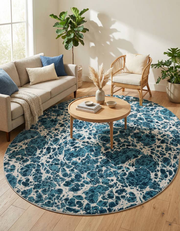 Detail image of 8' x 10' Oasis Oval Rug