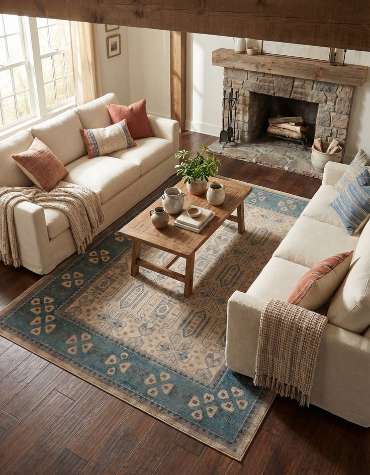 Detail image of 8' x 11' Viola Rug