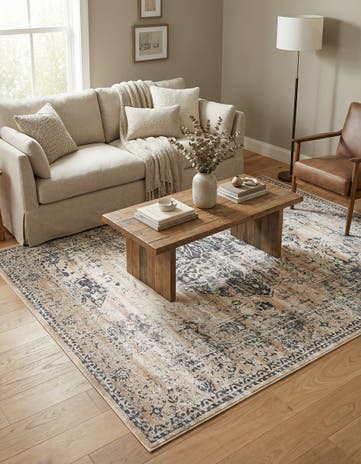 Dark Blue Eliza Rug