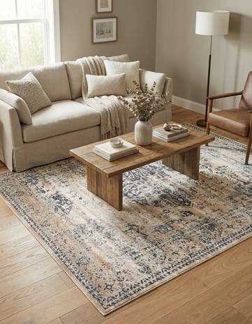 Dark Blue Eliza Rug