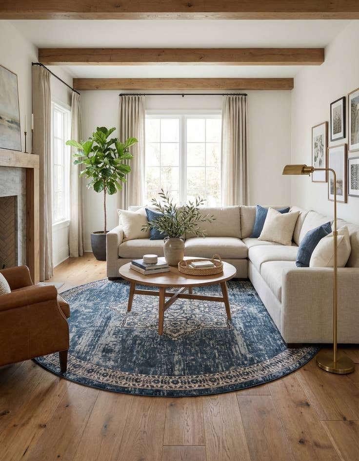 Detail image of 12' x 12' Nyla Round Rug