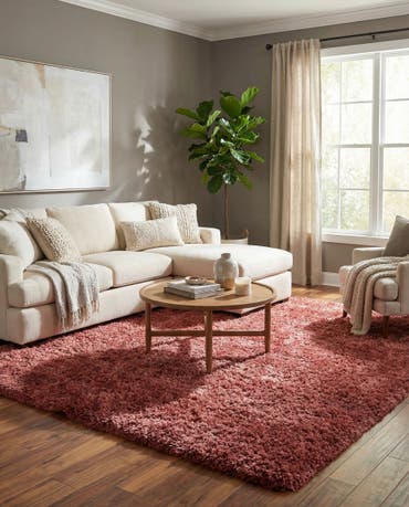  8' x 8' Infinity Shag Square Rug