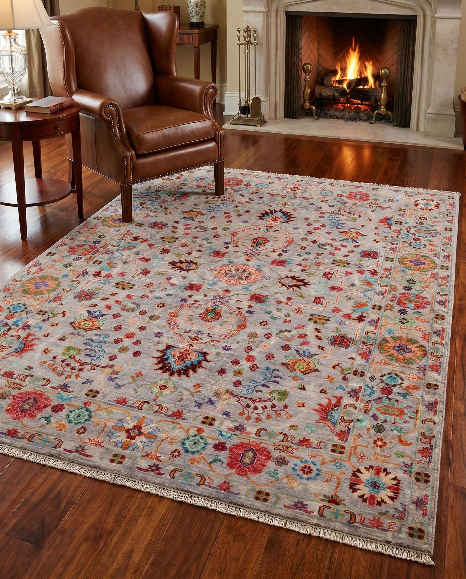 5' 1 x 6' 5 Hand Knotted Ariana Ziegler Rug
