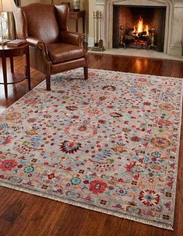 5' 1 x 6' 5 Hand Knotted Ariana Ziegler Rug