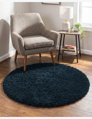 3' 3 x 3' 3 Infinity Shag Round Rug