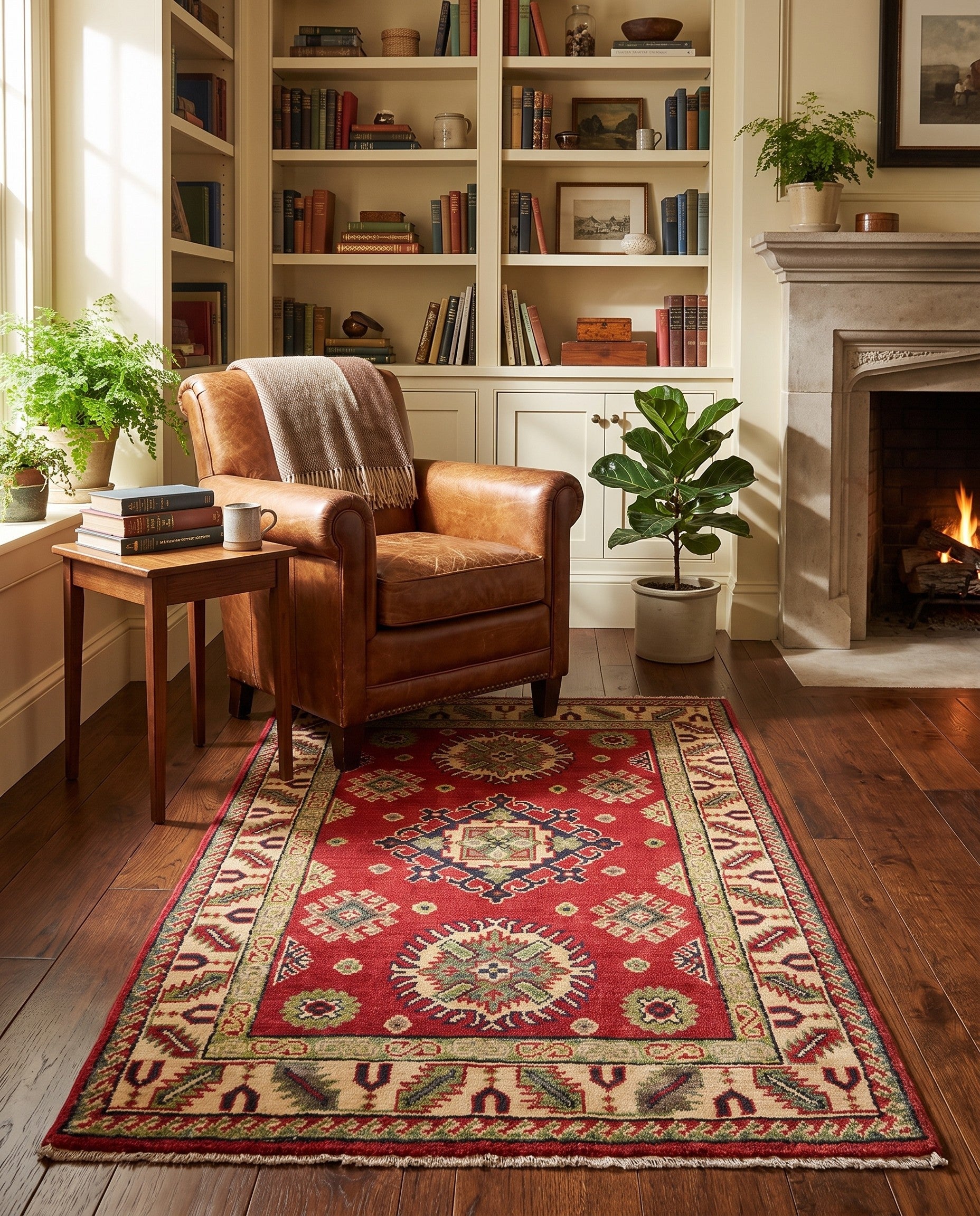 2' 8 x 4' 2 Hand Knotted Kazak Rug