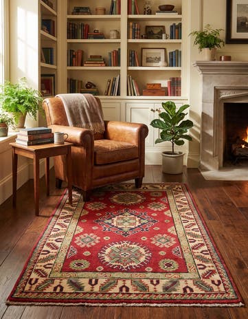 2' 8 x 4' 2 Hand Knotted Kazak Rug