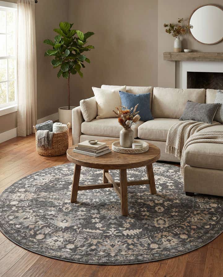 6' x 6' Oregon Round Rug
