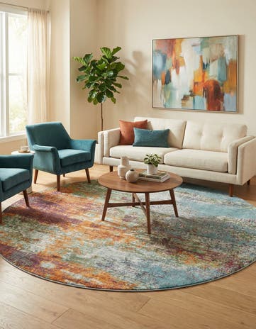 8' 2 x 8' 2 Paragon Round Rug