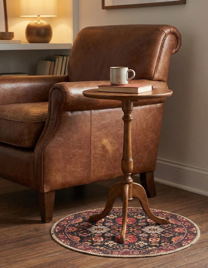 2' x 2' Washable Timeless Round Rug