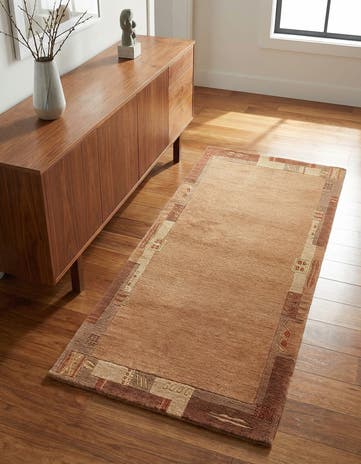 2' 4 x 4' 7 Hand Knotted Nepal Wool Rug