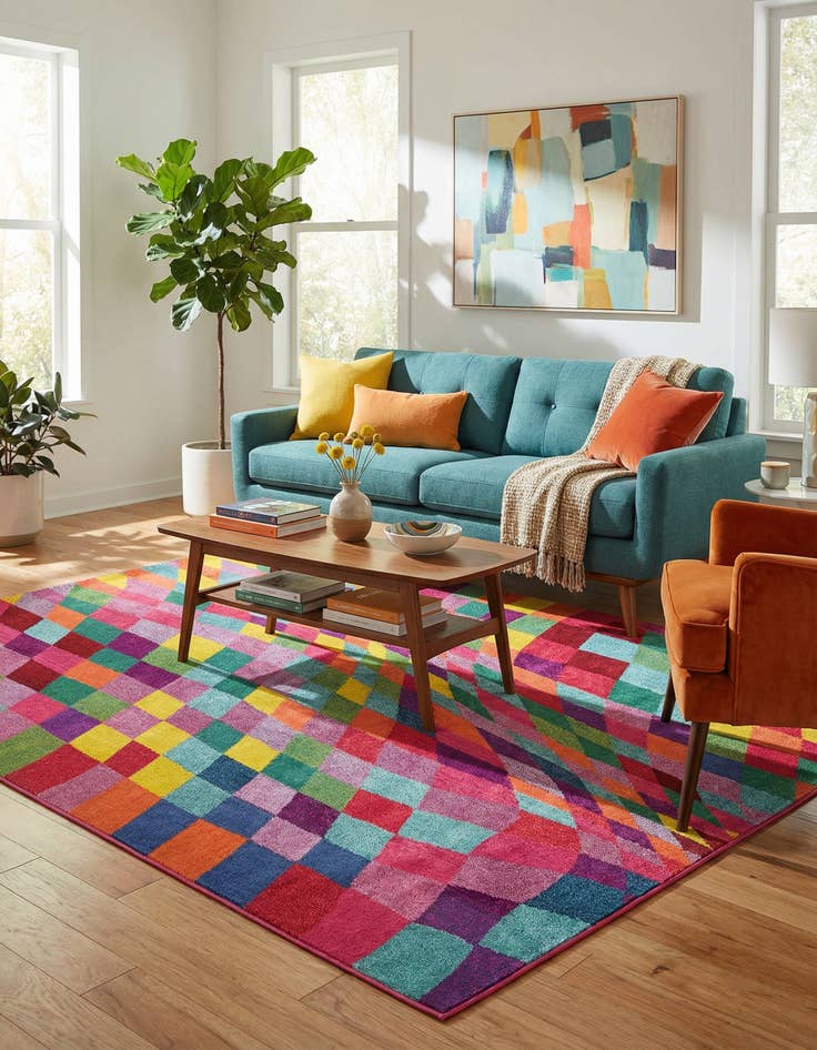 Detail image of 8' x 10' Washable Hyacinth Rug