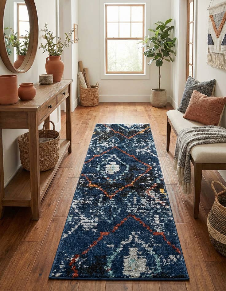 Detail image of 2' 2 x 6' Morocco Runner Rug