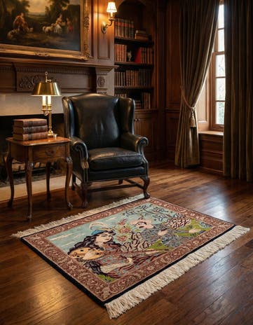 2' 7 x 3' 2 Lahour Rug