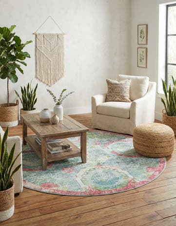 5' 5 x 5' 5 Santiago Round Rug
