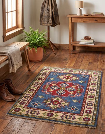 2' 2 x 2' 11 Hand Knotted Kazak Rug