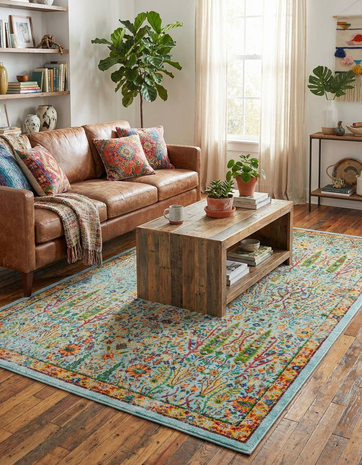 Detail image of 5' 3 x 8' Calypso Rug