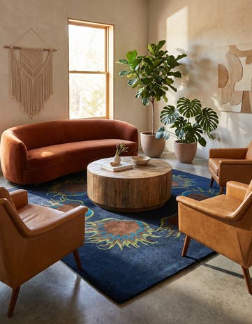 7' 5 x 7' 6 Luna Square Rug